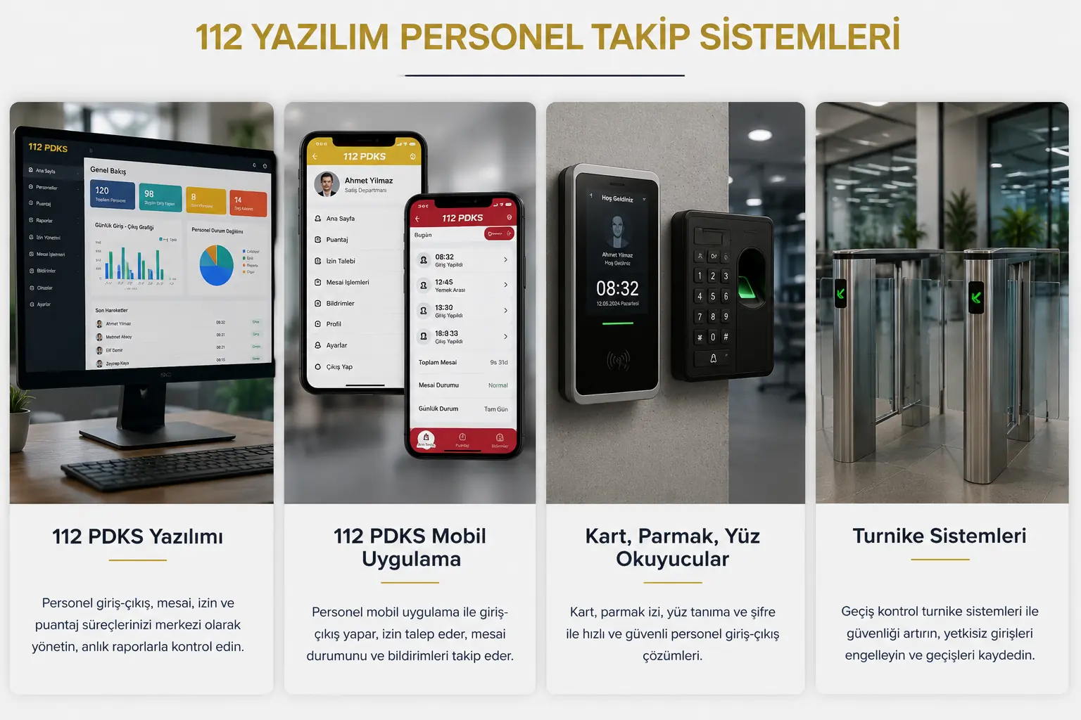 Personel takip ve geçiş kontrol çözümleri